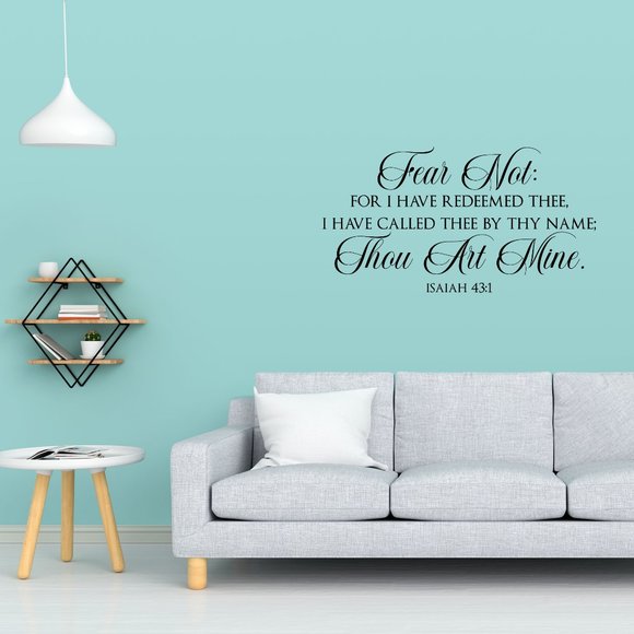 Isaiah 43:1 Wall Decal - Picture 1 of 9